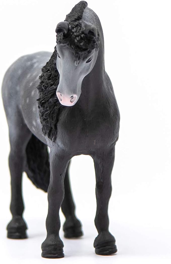 Schleich Horse Club Pura Raza Española Stallion Mare Figurine - Detailed Horse Toy with Dappled Gray Coat, Durable for Education and Imaginative Play for Boys and Girls, Gift for Kids Ages 5+