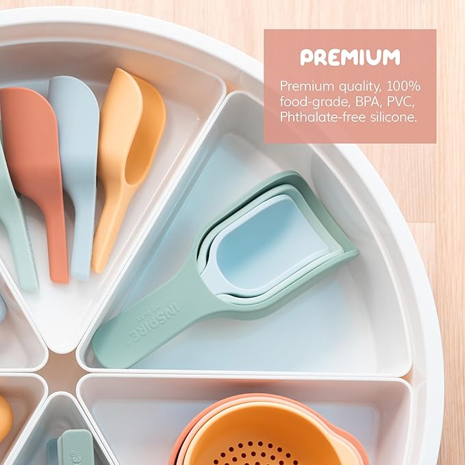 Inspire My Play - 3 x Silicone Nesting Scoops - Perfect for Sensory PlayTray - Sensory Bin Accessories - Special Education Classroom Supplies - Montessori Education Toys - Multi-Purpose Shovel