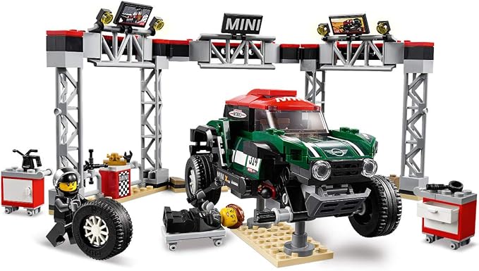 LEGO Speed Champions 1967 Mini Cooper S Rally and 2018 Mini John Cooper Works Buggy 75894 Building Kit (481 Pieces)