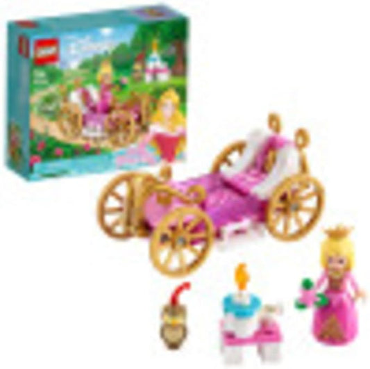 LEGO Disney Aurora’s Royal Carriage 43173 Creative Princess Building Kit, New 2020 (62 Pieces)