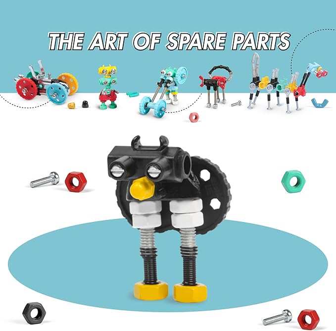 Stem Building Toys, Educational Build Your Own Robot Toy for Kids Age 6 7 8 9+ Year Old Boys and Girls, Animal Stem Toys Engineering Kit, Construction Toys Steam Gift - Penguin