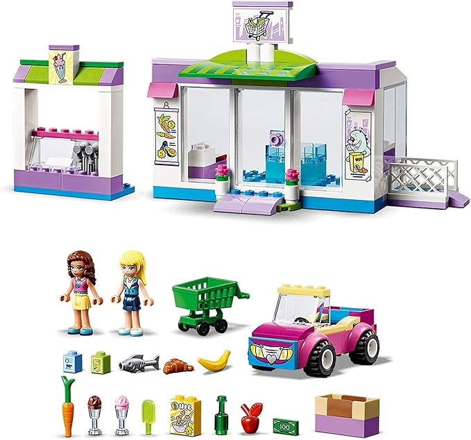 LEGO® -Friends Heartlake City Supermarket Toy for Girls and Boys from 4 Years and Older, 140 Pieces 41362