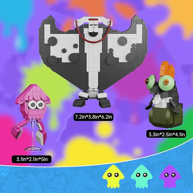 Game Cartoon Building Sets, Figure Building Blocks Kits Compatible with Lego, Stable Lovely Building Model Creative Idea Gift for Boys Teens Kids 8+ (497 Pieces)