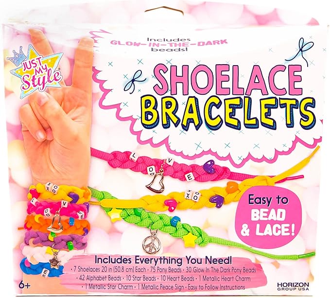 Just My Style Shoelace Bracelets by Horizon Group USA
