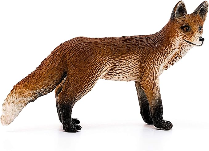 Schleich Wild Life, Animal Figurine, Animal Toys for Boys and Girls 3-8 Years Old, Fox Brown, Ages 3+
