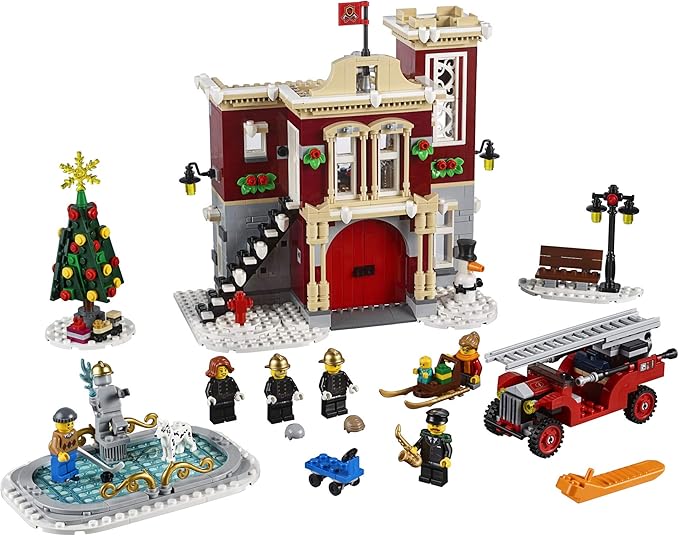 LEGO Creator Expert Winter Village Fire Station 10263 Building Kit (1166 Pieces)