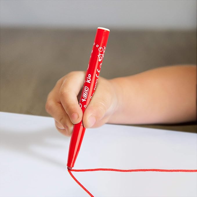 BIC Magic Marker, Flexible Brush Tip (4.5 mm), Assorted Colors, Kids Coloring, 36-Count