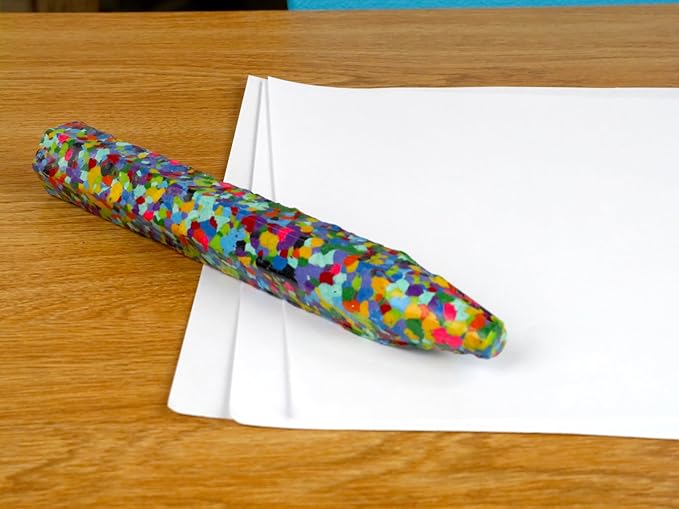 Kid Made Modern Giant Crayon for Toddlers & Kids Ages 3+ - Coloring Non Toxic Big Jumbo Crayon - Thick & Easy Grip Large Crayon for Classroom Kindergarten or Preschool (1 Pack)