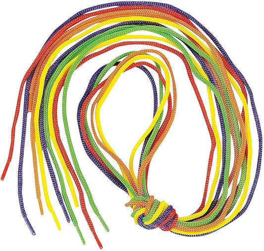 Fun Express Lace It Up! Bead Laces (Dozen) - 12 Pieces - Educational And Learning Activities For Kids