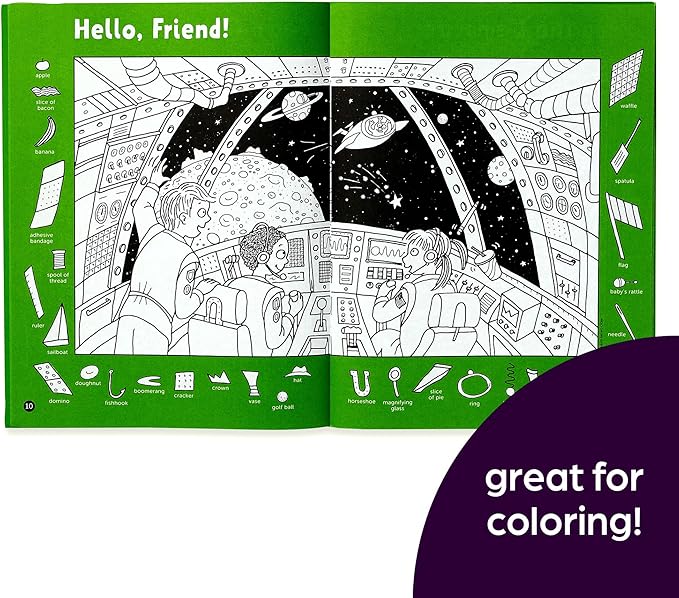 Highlights Hidden Pictures 2023 Activity Books for Kids Ages 6 and Up, 4-Book Set of Travel-Friendly Screen Free Seek and Find Fun, Books Double as Coloring Books