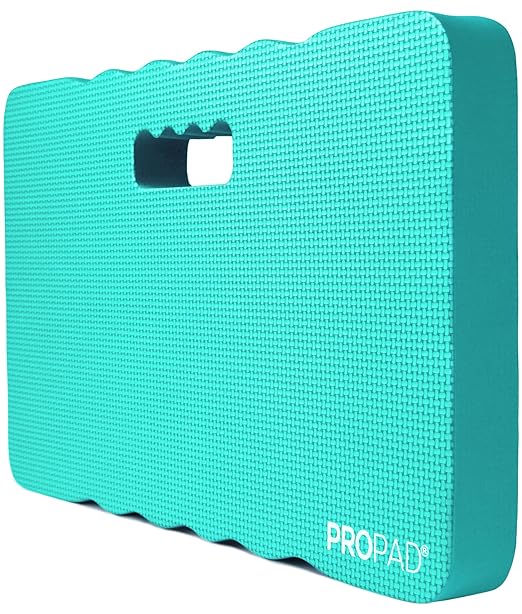 Thick Kneeling Pad, Garden Kneeler for Gardening, Bath Kneeler for Baby Bath, Kneeling Mat for Exercise & Yoga, Knee Pad for Work, Floor Foam Pad, Extra Large (XL) 18 x 11 x 1.5 Inches, Turquoise