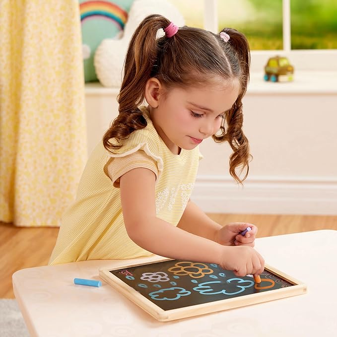 B. toys- Count n’ Doodle- Magnetic Number Puzzle – Wooden Puzzle – Chalkboard Side – 2-in-1 Puzzle & Drawing Board- 2 Years +