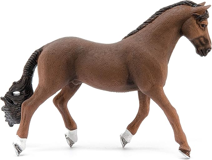 Schleich Horse Club, Horse Toys for Girls and Boys Trakehner Gelding Horse Toy Figurine, Ages 5+