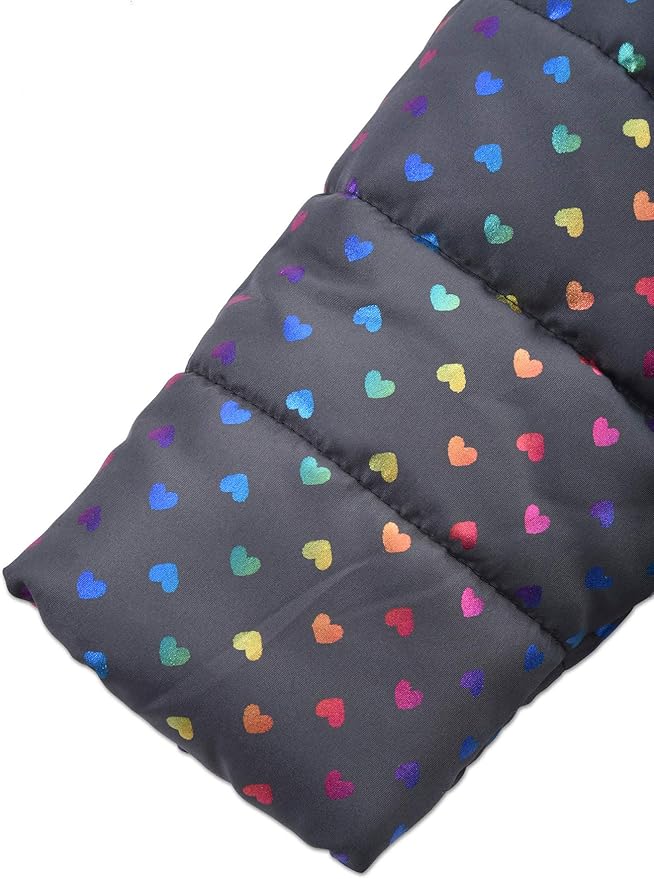 Arctic Quest Little Girls Bib Snow Pants and Ski Jacket Water-Resistant Snowsuit For Kids Winter Jacket For Girls