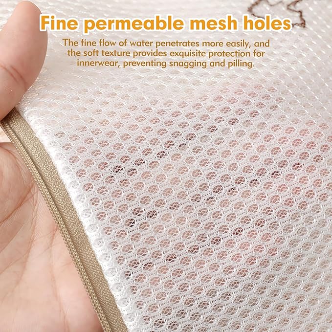6-Piece Bag Double-layer thickened mesh laundry bags,Essential items at home,Exquisite laundry bags suitable for clothes, trousers, socks and underwear