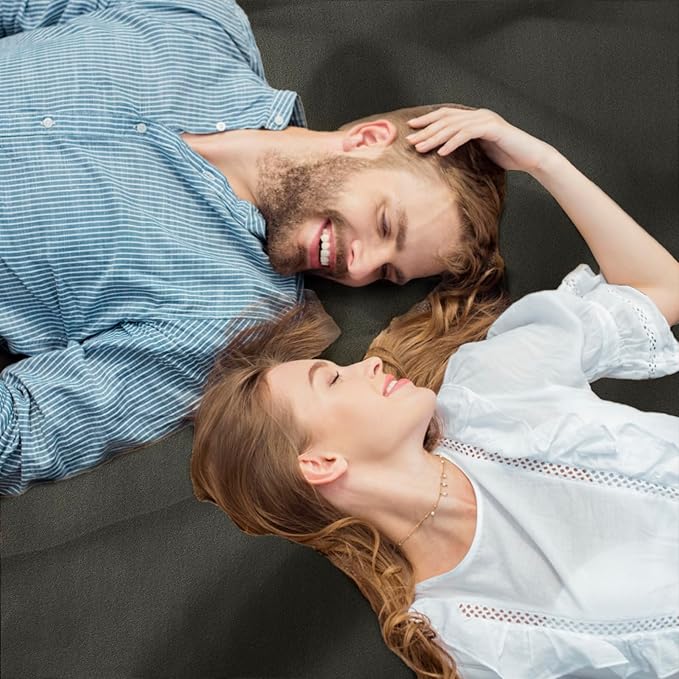 CAI TENG Fleece Blankets Bulk 6 Pack Throw Blankets for Couch Bed 50x60 inch Kids Blanket Warm Soft Cozy Travel Blankets Lightweight Pet-Friendly Small Throws Camping Gifts Green-Grey