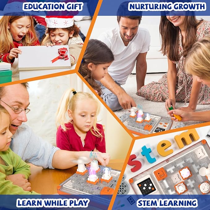 Science Kit for Kids,STEM Toy with 500+ Circuits Projects,Electronic kit for Boys & Girls,Perfect Education Gifts for Age 5+