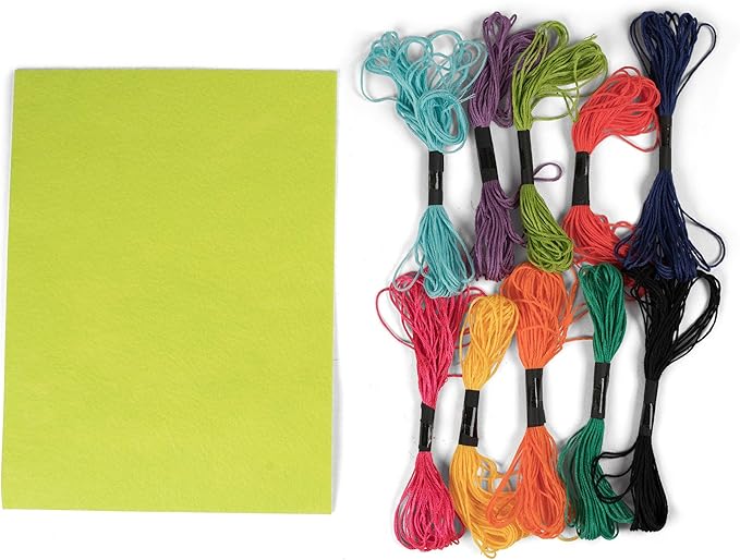 Kid Made Modern Embroidered Notebook Craft Kit - Kids Arts & Crafts | Kid Journal