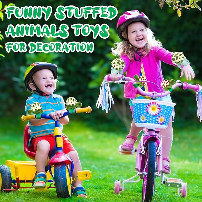 Lenwen 8 Pcs Stuffed Animal Slap Bracelets for Kids Plush Animals Slap Bracelets Bulk Cute Tiger Giraffe Turtle Koala Bracelets Wrist Animals for Girls Boys Valentine's Day Party