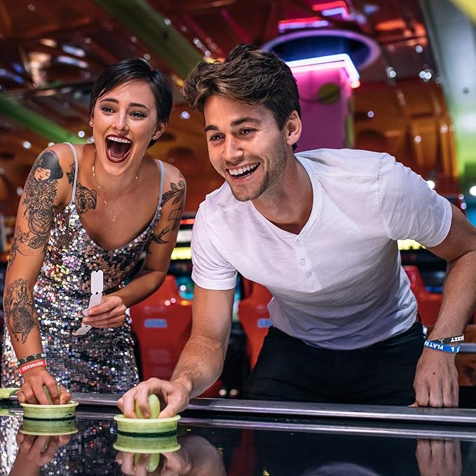 BBTO 24 Pieces Hockey Rubber Bracelets Silicone Hockey Wristband Stretch Rubber Bracelets for Sport Themed Party Supplies