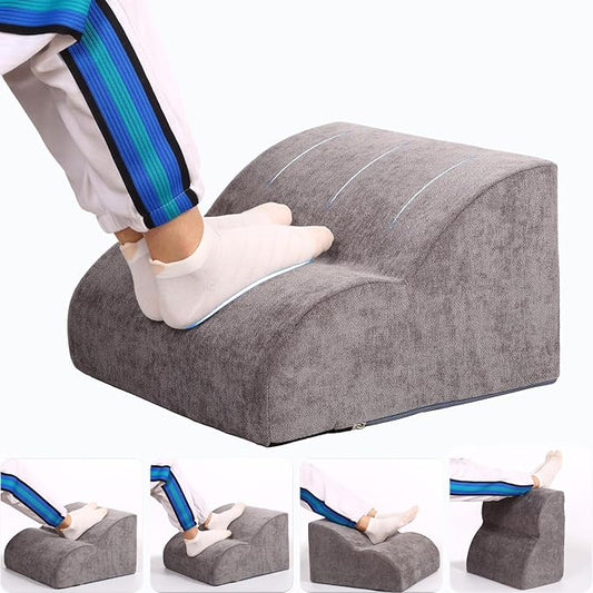 Foot Rest for Under Desk at Work.Multifunctional 3-Tier Foot Stool,with Washable Footrest.for Under Desk,Office Chair Gaming Chair & Sofa,Leg Elevation Pillow,Supports Posture (Grey)