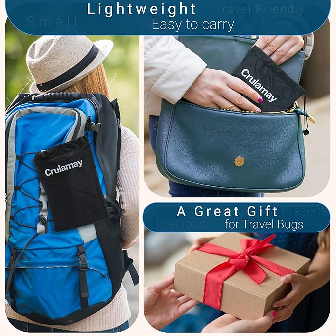 Anti-Squeeze Airplane Foot Hammock for Plane Travel with Flat Base and Memory Foam, Adjustable Leg Hammock for Airplane Travel, Leg Rest for Long Flights, Portable Foot Rest for Under Desk at Work