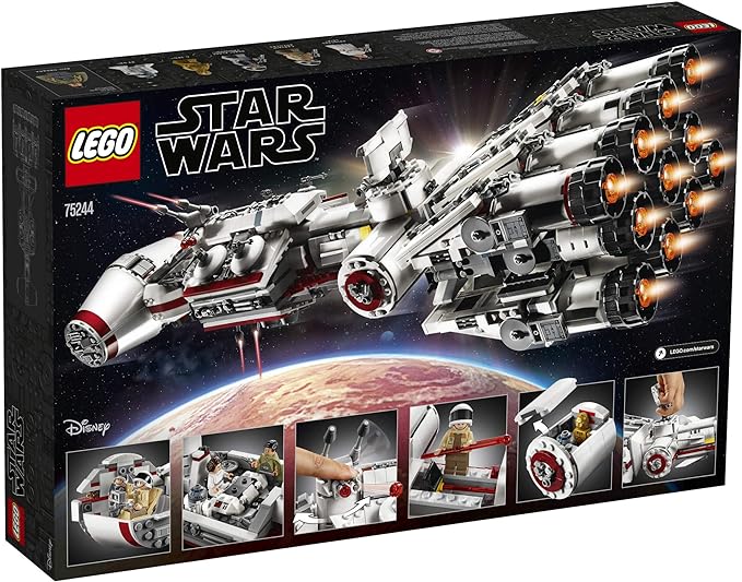 LEGO Star Wars: A New Hope 75244 Tantive IV Building Kit (1768 Pieces)