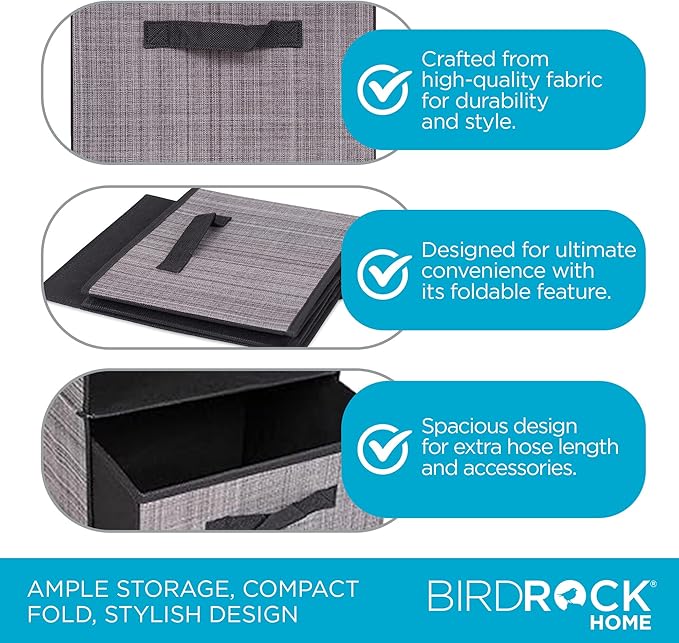 Internet's Best Replacement Extra Drawers for Hanging Closet Organizer - Canvas Storage Bins for Clothes, Sweaters, Shoes, Accessories - College Dorm Room Essentials, Small Space Organizer - Grey