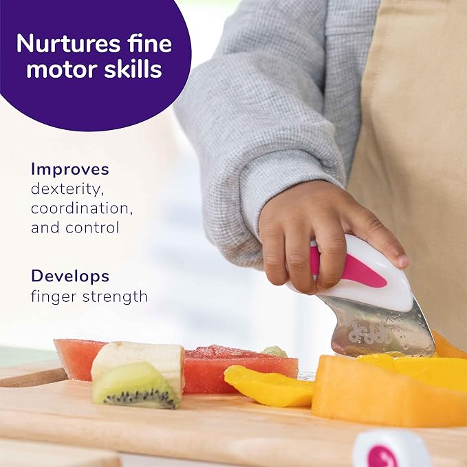 doddl 4 Sets Knife, Fork, and Spoon Set - 12 Pieces - Learn to use Toddler Silverware in Minutes, Toddler Utensils 1 year old & up, Baby Led Weaning Supplies