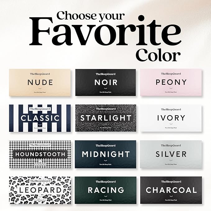 TheSleepGuard Pure Silk Sleep Mask [100% 6A Mulberry Silk, 22 Momme] Light Blocking Travel Essentials. Eye Masks for Sleeping. Black Oeko-Tex Blindfold. Eye Covers for Men & Women