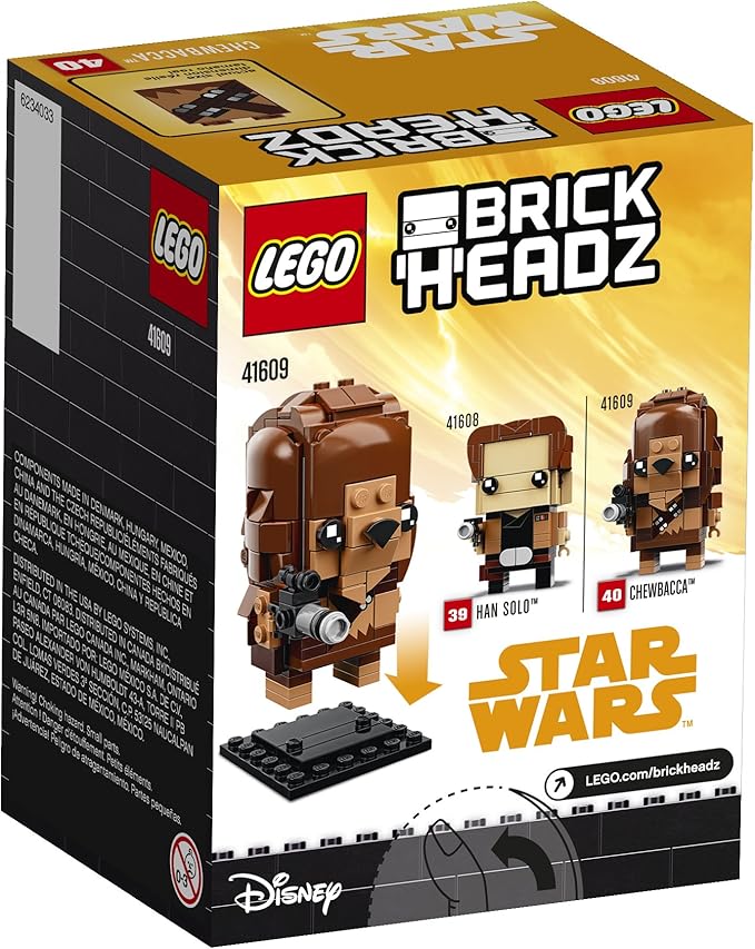LEGO BrickHeadz Chewbacca 41609 Building Kit (149 Piece)