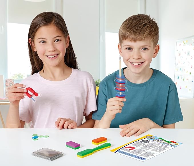 Brainstorm Toys: My First Magnet Kit - 20 Pieces, Learn About Magnetic Force, Educational Toy, Includes Online Code for Experiments, Kids Ages 4+
