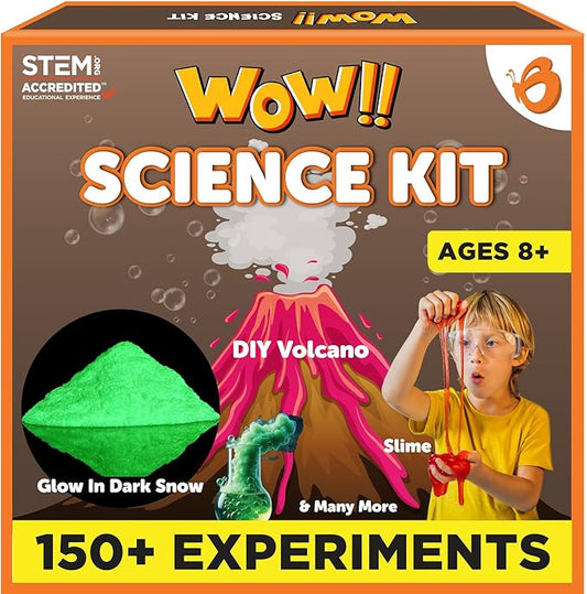 Butterfly Edufields 150+ Science Kits For Kids Age 8-9-10-11-12-13-14 | S.T.E.M Project for Boys & Girls |Science Experiments For kids 9-12 | Volcano Science Kit |Chemistry Set and Great Gift for Kids