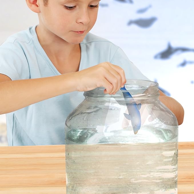 ArtCreativity Growing Sea Animals 6 Different Water Expanding Sea Creatures - Grows 6X Larger - Amazing Sensory Jelly-Like Toy - Fun and Educational Gift for Boys and Girls.