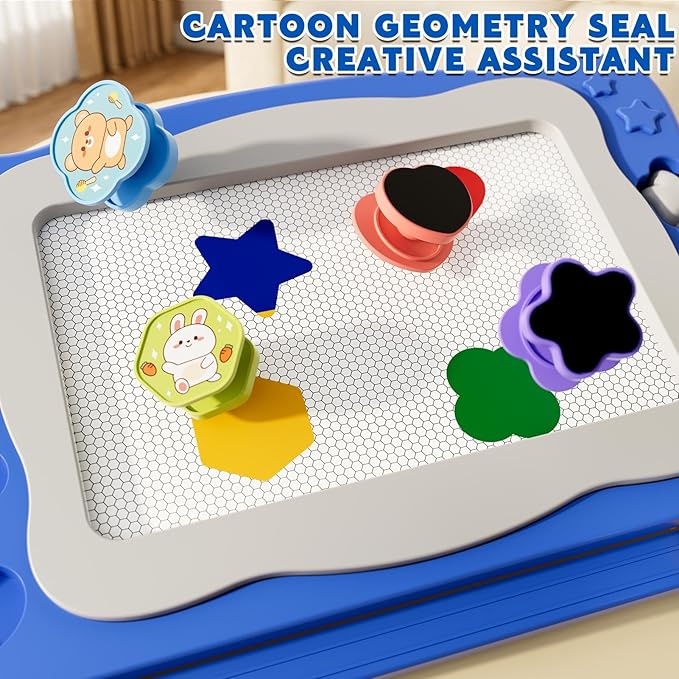 Large Magnetic Drawing Board for Toddlers, Magnetic Doodle Board for Kids, Etch A Sketch Magnet Erasable Writing Pad, Preschool Education Travel Toys for Kids Boys Girls Age 3 4 5 6 7 8 Years Old