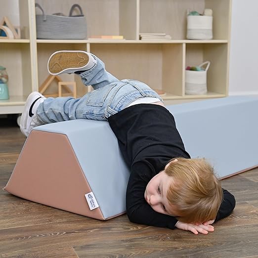 Children's Factory Soft Balance Beam, Firm Foam Walking Beam, Build Coordination and Gross Motor Skills, Soothing Elements Colorway