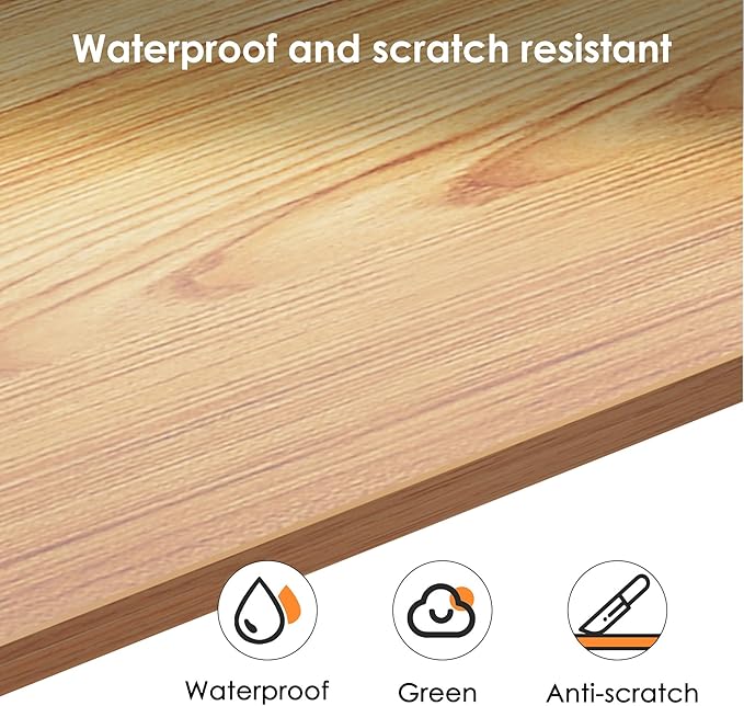 Need Computer Desk - 31.5 Inch Office Writing Work Study Kids Student Teacher Home Bedroom Table for Small Space, Teak