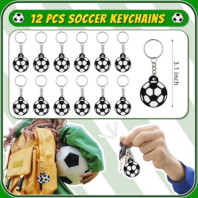 122 Pcs Soccer Party Favors Set with Soccer Goodie Bags Soccer Slap Bracelets Tattoo Stickers Puzzle Toys Soccer Stickers Whistles Soccer Party Supplies Soccer Party Decorations
