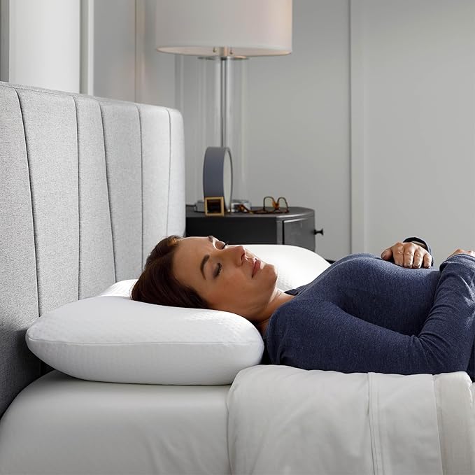 Tempur-Pedic Memory Foam Symphony Pillow Luxury Soft Feel, Standard, White