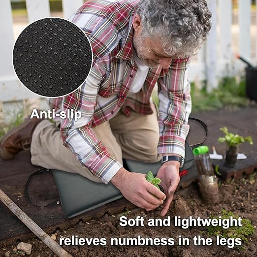 Extra Thick Soft Kneeling Pad for Men and Women, Waterproof Gardening Pads with Memory Foam, Yoga or Exercise Cleaning Knee Cushion, Collapsible Kneeling Mat Non-Slip Bottom Lightweight, Garden Gifts
