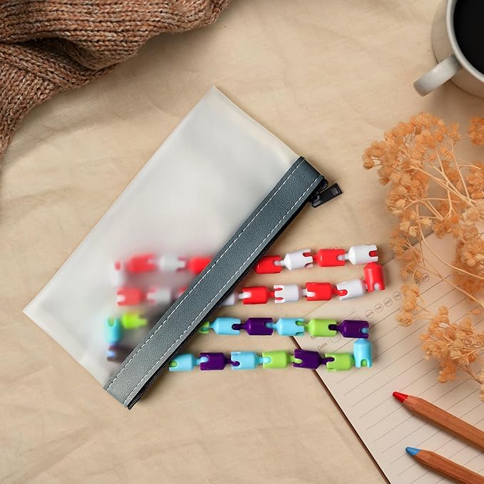 Boxgear 6pc Multicolored Fidget Toys for Kids, Boys, Girls, Adults - Best Sensory Items for Autism, Relaxation, Stress, Decompression - Chain Spinner Alternative Gift