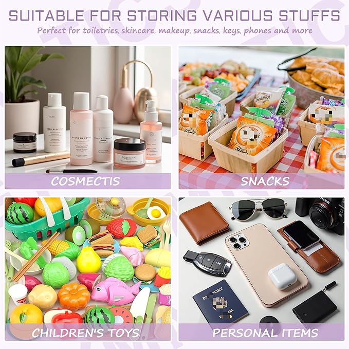 BuyCard 2 Pcs Gymnastics Gifts Cosmetic Makeup Bag with Chenille Letter Patch, Clear Pouch PVC Organizer Purse, Waterproof Travel Bag, Portable Toiletry Storage Bag for Her Girls Friends Women