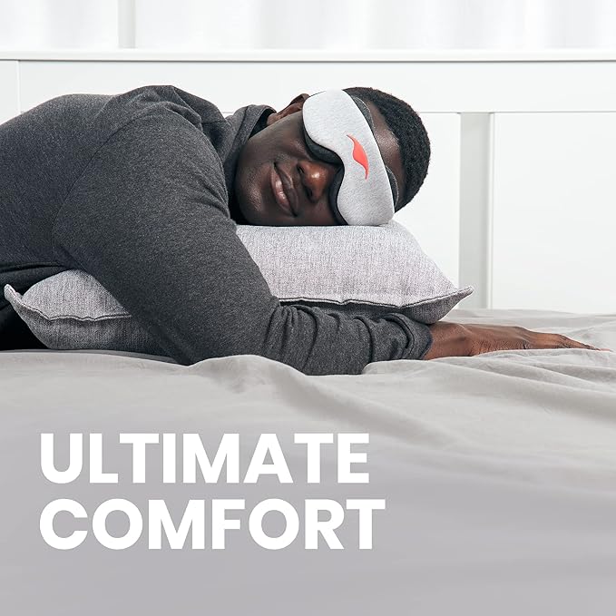 Manta Sleep Pro & Slim Duo - Manta Slim Sleep Mask + Manta Pro Sleep Mask - 100% Total Blackout, Fully Adjustable, Zero Eye Pressure Eye Mask for Sleeping, Travels and Nap