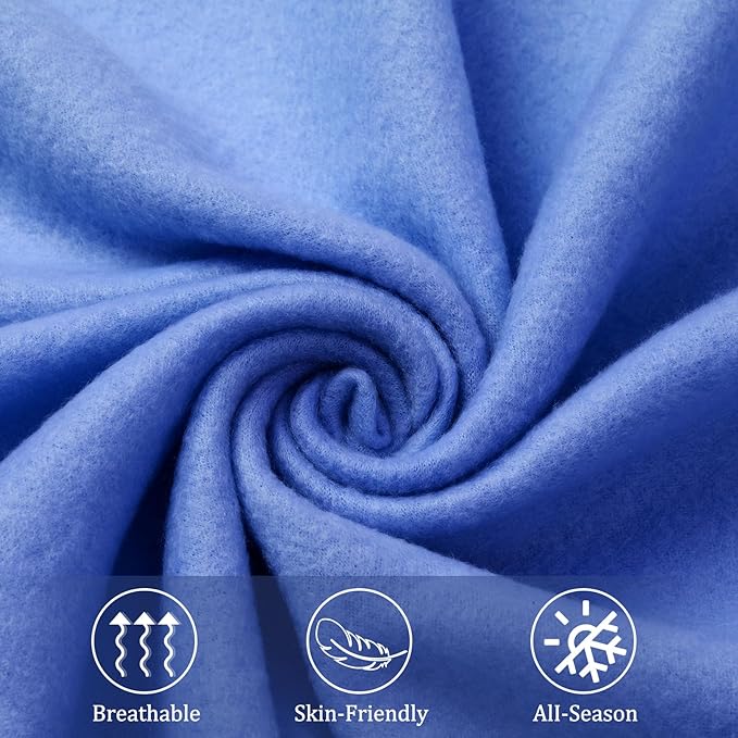 Kinlop Fleece Blanket Bulk 60 x 50 Inch Soft Lightweight Fleece Cozy Blanket Warm Throw Plush Pet Throw for Bed Couch Sofa Home Office Wedding Gifts Travel Camping(Deep Sea Blue,40 Packs)