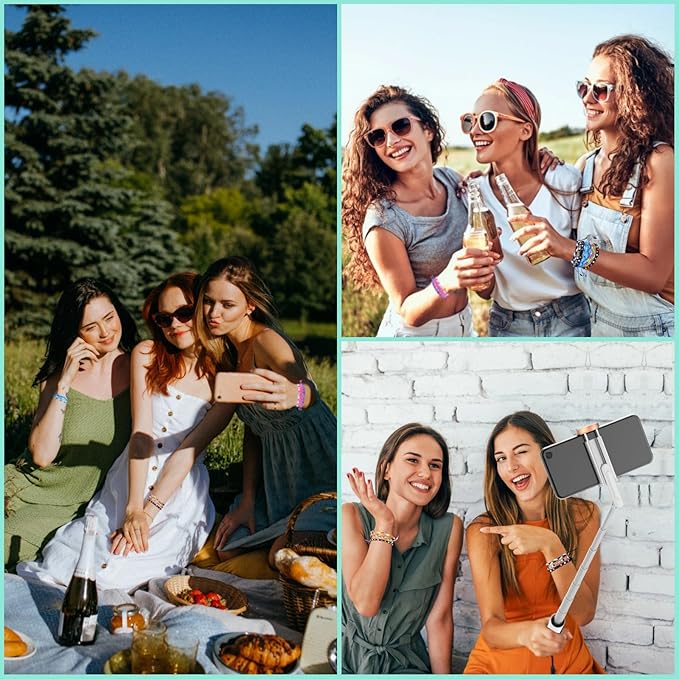 15pcs Braided Beaded Friendship Bracelets for Teens Girls Handmade Stackable Woven Cute Girls Bracelets Teenager Pinata Goody Bag Stocking Stuffers Tween Birthday Christmas Party Favors