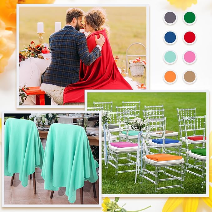 Kinlop Fleece Blanket Bulk 60 x 50 Inch Soft Lightweight Fleece Cozy Blanket Warm Throw Plush Pet Throw for Bed Couch Sofa Home Office Wedding Gifts Travel Camping(Novel Color,80 Packs)