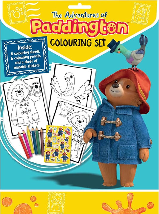 Alligator - Paddington Colouring Set, Colouring Books for Children, Colouring Pencils, Resusable Stickers, Paddington Bear Gifts, Paddington Book, Colouring Books, Kids Colouring Books
