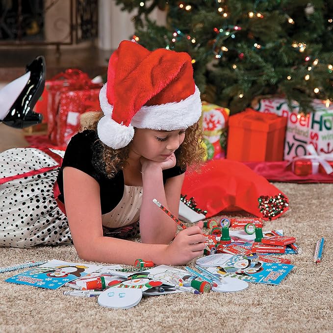 Christmas Coloring Books (Bulk Set of 72 Books with 6 Pages Each) Santa, Snowman, Rudolph and More