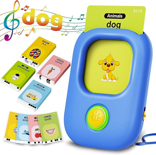 KOKODI Toddler Toys Talking Flash Cards for Boys Girls 2 3 4 5 Year Old Birthday Gifts, Learning Toys with 448 Sight Words for Kids, Autism Speech Therapy Toys for Autistic Children, Montessori Toys