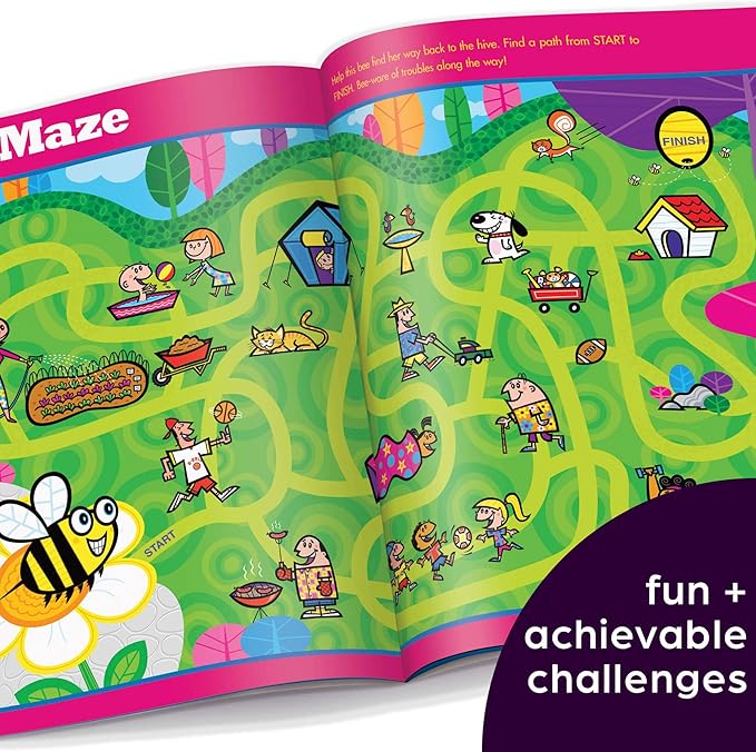 Highlights Amazing Mazes Beginner Maze Books for Kids Ages 3-6, 144 Pages, 2-Pack of Activity Books for Kids, Screen Free Fun and Challenging Mazes for Kids